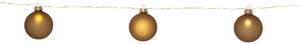 Aranyszínű fénydekoráció karácsonyi mintával ø 6 cm Bliss – Star Trading