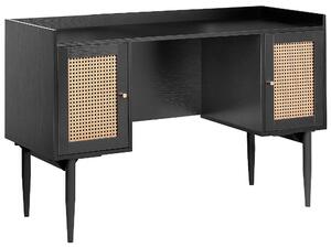 Íróasztal RATANA 130 cm x 50 cm Fekete