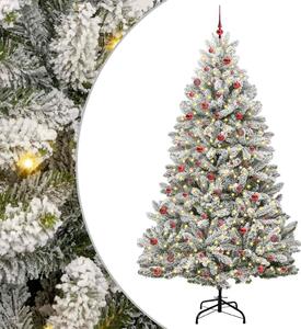 Mű karácsonyfa 270 cm 300 LED Meleg fehér PVC és Acél
