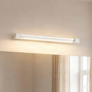 Arcchio LED fali világítás Jora, 60 cm, fehér, forgatható, IP44, Fehér / opál, Fürdőszoba, Alumínium, Modern