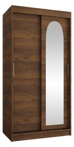 Gardróbszekrény Hartford 505, Laminált forgácslap, 200x100x62cm, Dió