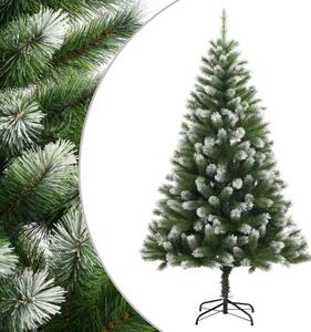 Csuklópántos műkarácsonyfa hóval 150 cm