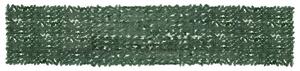 Sötétzöld leveles erkélyparaván 500 x 100 cm