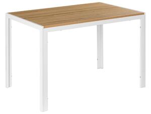 Étkezőasztal MANN Barna/fehér 120 cm 80 cm
