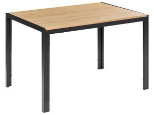 Étkezőasztal MANN Barna/fekete 120 cm 80 cm