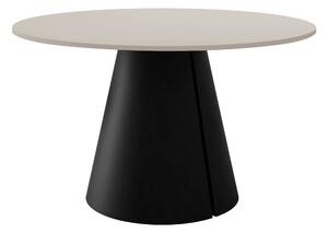 Asztal Oswego 165, 76cm, Kasmír, Fekete