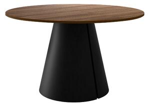 Asztal Oswego 167, 76cm, Dió, Fekete