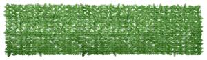 Zöld leveles erkélyparaván 400 x 100 cm