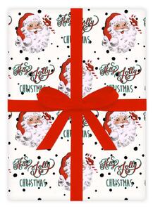 Holly Jolly Christmas 5 ív fehér csomagolópapír, 50 x 70 cm - eleanor stuart