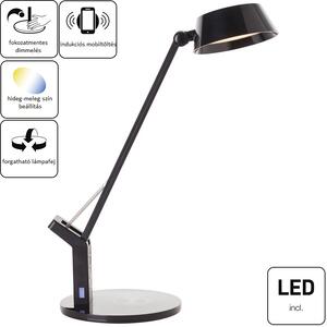 KAILA LED asztali lámpa, indukció töltős fekete, 710lm - Brilliant-G93126/06 akció