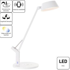 KAILA LED asztali lámpa, indukció töltős fehér, 710lm - Brilliant-G93126/05