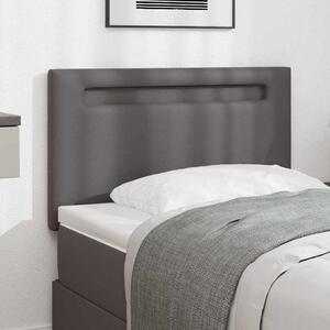 Fejtámla LED -es lámpákkal Falra szerelhető Szürke 90 cm PVC