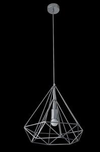 Wire csillár Ezüst 36(kör sugár)x62 cm