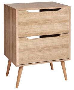 Mosdószekrény CARIACICA 60 cm Világosbarna