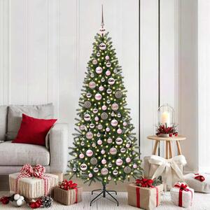 Karácsonyi Díszgömb Készlet 120 db 300 LED Meleg fehér Ø 6 cm