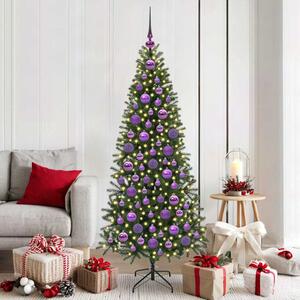 Karácsonyi Díszgömb Készlet 120 db 300 LED Meleg fehér Ø 6 cm