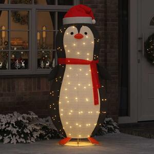 Havas pingvin figura 600 LED-del Meleg fehér 78 x 178 cm szövet