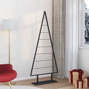 Fém karácsonyfa Fekete 180 cm Acél