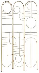 3 paneles térelválasztó TURANIA Arany 100 cm 170 cm