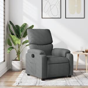 Sötétszürke szövet relaxfotel