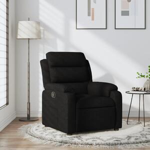 Fekete szövet relaxfotel