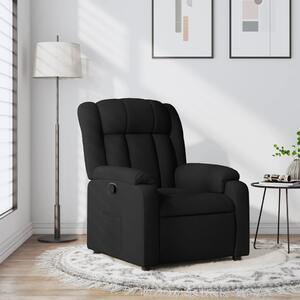 Fekete szövet relaxfotel