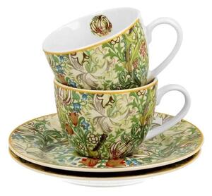 Porcelán kávéscsésze szett - 110ml - William Morris: Golden Lilly