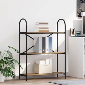 Könyvespolc 3 szintes 80 x 30 x 109 cm Szerelt fa Artisan tölgy