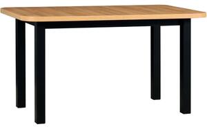 BUTORLINE Asztal WENUS 2 80x140/180 grandson tölgy laminált / fekete