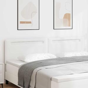 Fejtámla LED -es lámpákkal Falra szerelhető Fehér 200 cm PVC