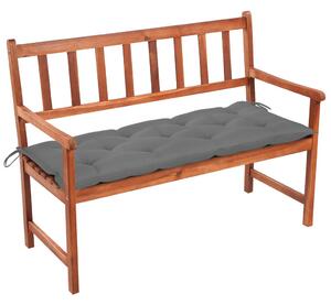 Tömör akácfa kerti pad párnával 120 cm