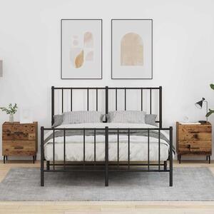 Éjjeliszekrény fiókkal 2 pcs Öreg fa 40 x 35 x 47,5 cm Faanyag