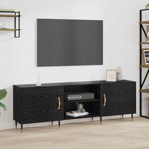 TV szekrény Musta tammi 150 x 30 x 50 cm Faanyag