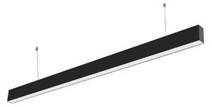 LED Solution Fekete lineáris felfüggesztett LED-lámpatest, 40W, Premium A fény színe: Nappali fehér