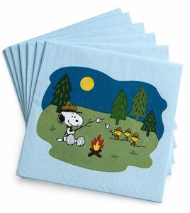 PEANUTS papírszalvéta, tábortűz