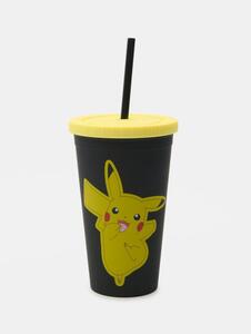 Sinsay - Pohár fedéllel és szívószállal Pokémon - többszínű
