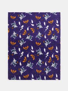 Sinsay - Halloween Stitch mintás takaró - ibolyaszínű