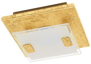 Eglo Vicaro 1 fali/mennyezeti LED lámpa, 13,5x13,5 cm, arany-opál