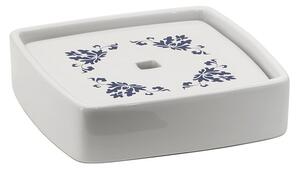 Gedy Gedy, CIXI álló szappantartó, porcelán, kék/fehér, CX1189