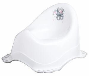 BISK Erga 4 KIDS, gyerek bili Medve csúszásgátló gumival, fehér, ERG-08324