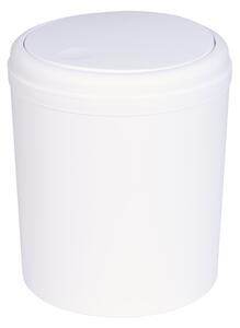 BISK Erga tartozékok, szemetes 5l-es álló, fehér matt, ERG-08344