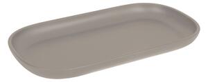BISK Erga Zelda, állványos kozmetikai tál 173x93 mm, bézs matt, ERG-08290