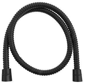 Sapho Sapho, POWERFLEX zuhanycső, 120 cm, fekete matt, FLEX120B
