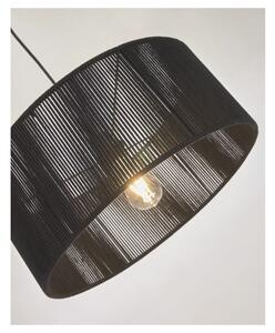 Fekete textil lámpabúra ø 47 cm Cantia – Kave Home