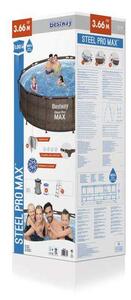Bestway Mykonos Lux 366x100cm Fémvázas medence vízforgatóval és l (FFA 201)