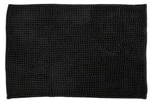 BISK Erga Basic, fürdőszobai szőnyeg 60x40 cm, 6-os modell zsenilla hengerelt, fekete, ERG-08147
