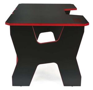 Generic Confort Gamer2DS/NR 200kg, piros szegély, fekete gamer asztal