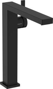 Magas mosdó csaptelep Hansgrohe Tecturis E clic-clac rendszerrel matt fekete 73070670