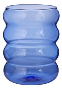 HOOP üveg pohár, kék 350 ml