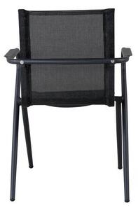 Kerti szék Dallas 716 89x56x60cm, Fekete, Textil, Fém
